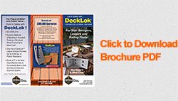 decklok deck brackets brochure